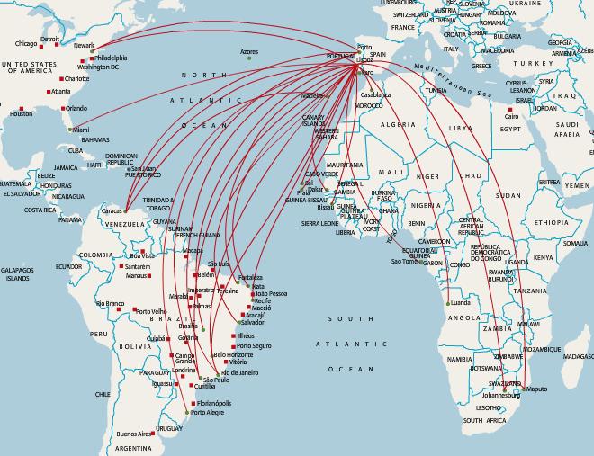 Kort Europa Rute Tap Portugal kortlægge en rute   Tryk let på Portugal  Kort Europa Rute